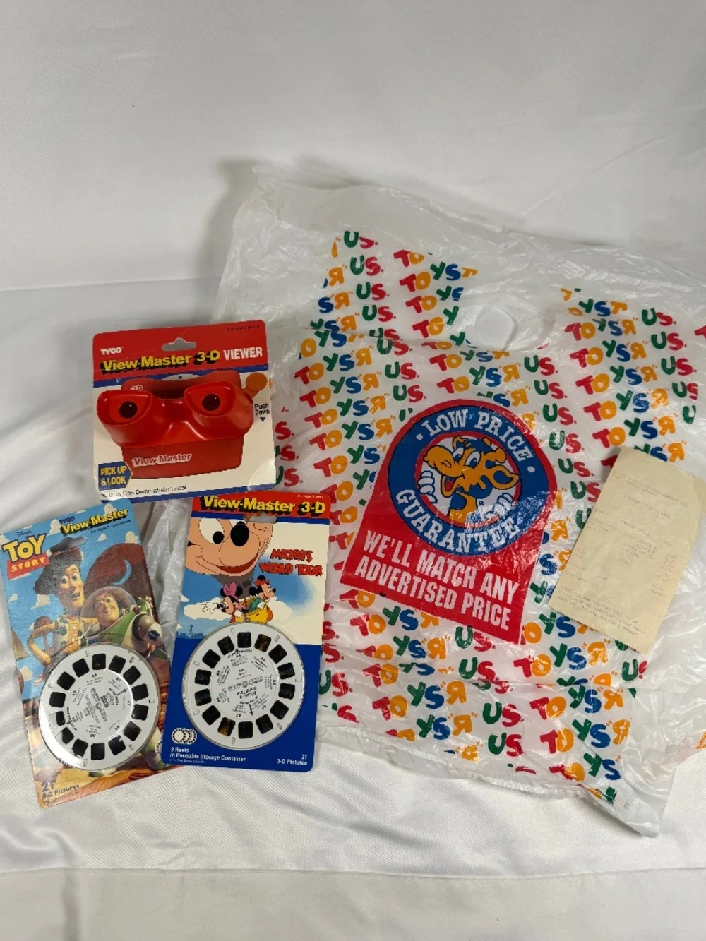 Vintage Disney View-Master Toy Story Mickey 3D Reels 1990s